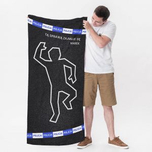 Personalizowany ręcznik ŚMIESZNY PREZENT DLA POLICJANTA