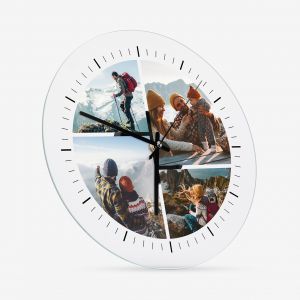 Personalizowany zegar na prezent KOLAŻ ZDJĘĆ