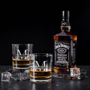 Jack Daniels ze szklankami PREZENT NA URODZINY