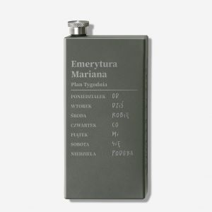 Piersiwka z grawerem DLA EMERYTA piersiwka na prezent prezent na emerytur personalizowana piersiwka