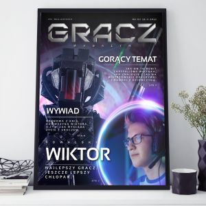 Personalizowany PLAKAT DLA GRACZA ze zdjciem