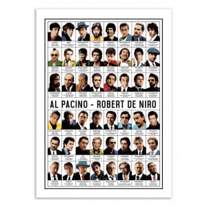 Plakat AL PACINO & ROBERT DE NIRO prezent dla kinomana
