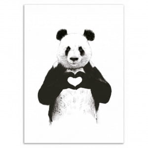 Plakat ALL YOU NEED IS LOVE 50 x 70cm