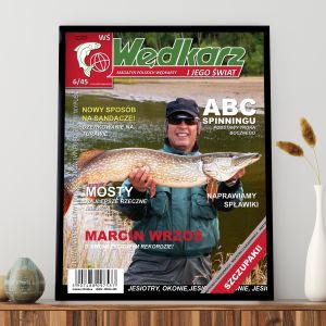 Personalizowany plakat ze zdjciem MAGAZYN WDKARZ prezent dla wdkarza na urodziny