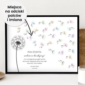 Plakat ODCISKI PALCW podzikowanie na zakoczenie 8 klasy prezent na zakoczenie 8 klasy plakat dla nauczyciela