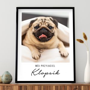 Personalizowany plakat z psem MÓJ PRZYJACIEL
