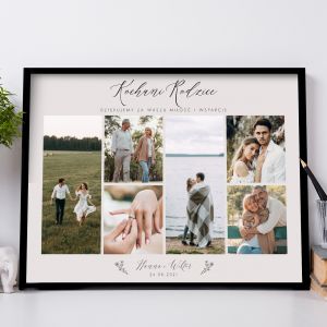 Personalizowany plakat PODZIKOWANIA DLA RODZICW