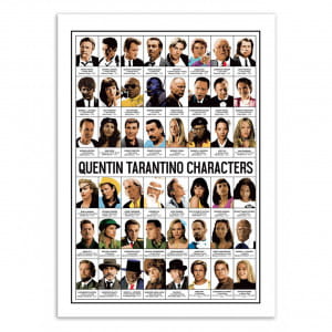Plakat TARANTINO KULTOWE FILMY prezent dla kinomana