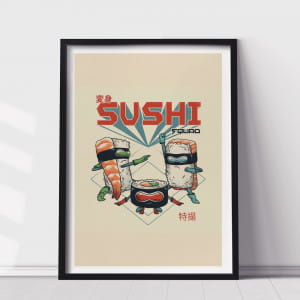 Plakat SUSHI Vincent Trinidad 50x70cm