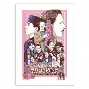 Plakat THE GRAND BUDAPEST 50 x 70cm