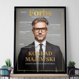 Plakat ze zdjciem PREZENT DLA BIZNESMENA