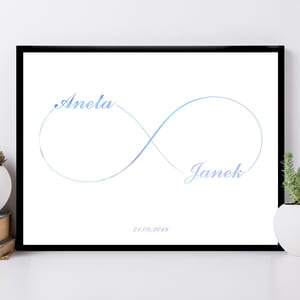 Plakat z uszlachetnieniem NA ZAWSZE holo