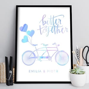 Plakat lubny TANDEM holograficzny personalizowany