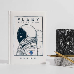 Planner bez dat personalizowany biay PLANY NIE Z TEJ ZIEMI 