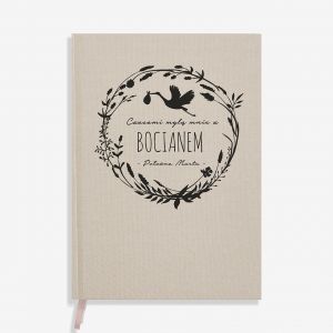 Planner na prezent dla po�o�nej CZASAMI MYL� MNIE Z BOCIANEM