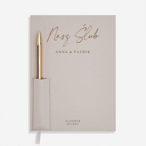 Planner lubny z dugopisem NASZ LUB wedding planner organizer lubny prezent na panieski