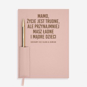 Planner bez dat z dugopisem PREZENT NA DZIE MAMY planer dla kobiety prezent dla mamy