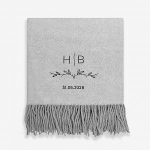 Pled we�niany z haftem PREZENT DLA PARY