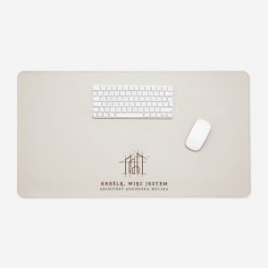 Grawerowana podkadka na biurko PREZENT DLA ARCHITEKTA prezent dla architekta wntrz prezent dla architektw