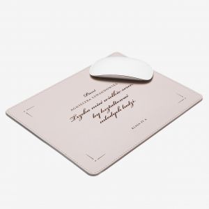 Personalizowana podkadka na mysz beowa PRAKTYCZNY PREZENT DLA NAUCZYCIELA prezent na Dzie Nauczyciela