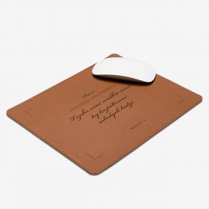Personalizowana podkadka na mysz brzowa PRAKTYCZNY PREZENT DLA NAUCZYCIELA