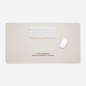 Podkadka na biurko z grawerem PREZENT DLA MARKETINGOWCA podkadka na biurko z wasnym nadrukiem