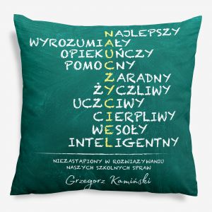 Poduszka DLA NAUCZYCIELA prezent dla wychowawcy