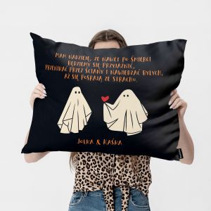 mieszna poduszka HALLOWEEN prezent dla przyjaciki poduszka dla przyjaciki mieszny prezent dla przyjaciki