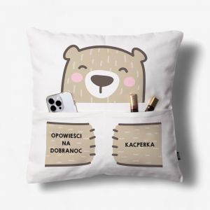 Poduszka personalizowana dla dziecka OPOWIECI NA DOBRANOC
