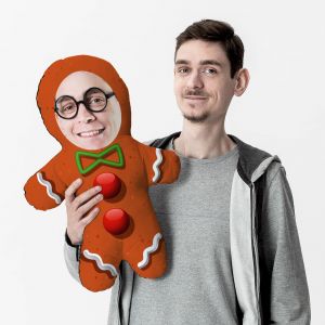 Poduszka PIERNIK prezent na wita dla przyjaciela poduszka pierniczek poduszka witeczna