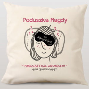 Poduszka na prezent DLA PIOCHA prezent personalizowany dla siostry