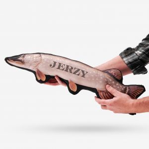 Personalizowana poduszka ryba SZCZUPAK poduszka ryba na prezent dla wdkarza