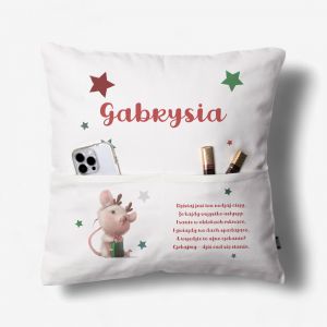 Poduszka witeczna PREZENT NA BOE NARODZENIE dla dziewczynki