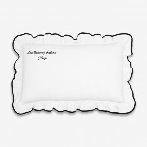 Poduszka z haftem ZASUONY RELAKS prezent dla kobiety prezent na dzie kobiet personalizowana poduszka