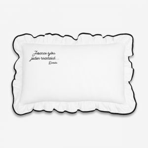 Poduszka z haftem dla mola ksi��kowego JESZCZE JEDEN ROZDZIA� poduszka z nadrukiem prezent dla mola ksi��kowego