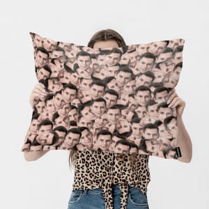 Duża poduszka ze zdjęciem TWOJA TWARZ śmieszny prezent dla chłopaka