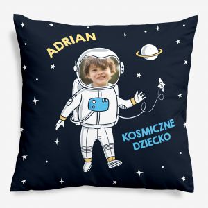 Poduszka ze zdj�ciem KOSMICZNE DZIECKO prezent dla mi�o�nika kosmosu