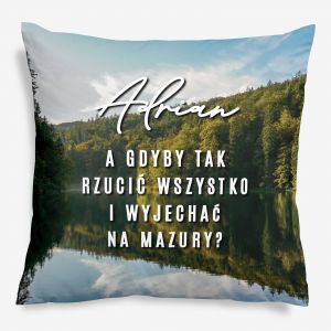 Poduszka ze zdj�ciem PREZENT DLA PODRӯNIKA