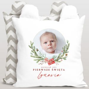 Poduszka ze zdj�ciem PREZENT NA MIKO�AJA DLA NIEMOWLAKA