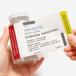 Zestaw cukierki mi�towe z etykiet� do naklejenia MISJA: U�MIECH �mieszny prezent na urodziny, fajny prezent na urodziny