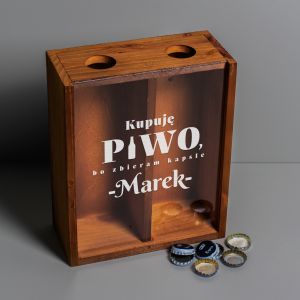 Pojemnik na kapsle od piwa PREZENT DLA CHOPAKA piwosza