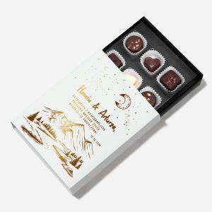 Pralinki ze zoceniem dla MODEJ PARY prezent lubny dla podrnikw czekoladki na lub prezent na lub