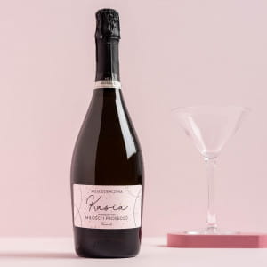 Personalizowane Prosecco PREZENT NA ROCZNIC DLA DZIEWCZYNY