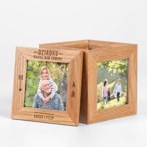 Pudeko ze zdjciami ODWAGA prezent dla dziadka na urodziny
