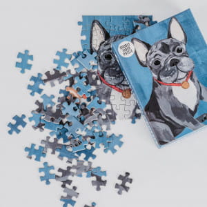 Puzzle dwustronne BULDOG FRANCUSKI prezent dla psiary 100 elementw