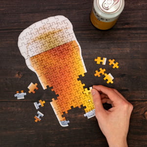 Puzzle PIWO prezent dla piwosza