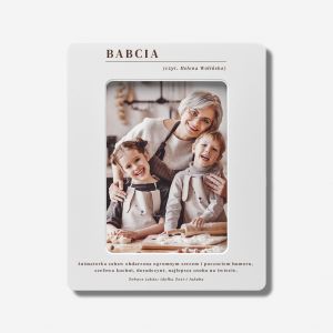 Personalizowana ramka na zdjcia DLA BABCI prezent dla babci ramka na zdjcie dla babci prezent na dzie babci