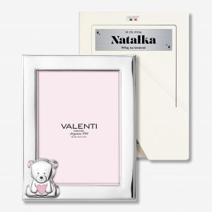 Srebrna ramka na zdj�cia PREZENT NA NARODZINY DZIEWCZYNKI