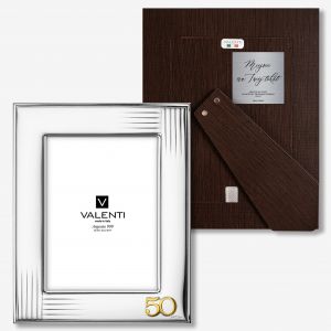 Posrebrzana ramka na zdj�cia TW�J TEKST prezent na 50 rocznic� �lubu prezent na rocznic� �lubu