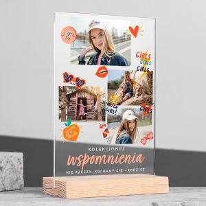 Ramka plexi PREZENT DLA 15 LATKI na urodziny